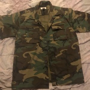 Fatigue cargo shirt